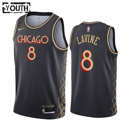 NBA Børn Trøje Chicago Bulls Zach LaVine 8 2020-21 City Edition Swingman NBA Børn Trøje Chicago Bulls Zach LaVine 8 2020-21 City Edition Swingman